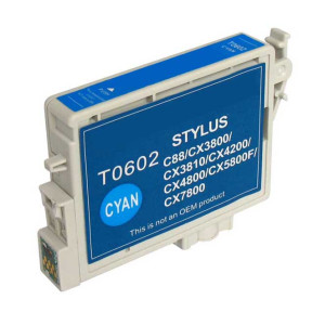 Epson T0602 (T060220) Ink Cartridge Cyan (Canada Only) New Compatible
