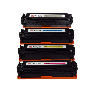 4 Pack BK/C/Y/M Combo Hp CF210X/CF211A/CF212A/CF213A/CB540A/CE320A/ Canon CRG 131/331/731/116 Combo Set Toner Cartridge New Compatible